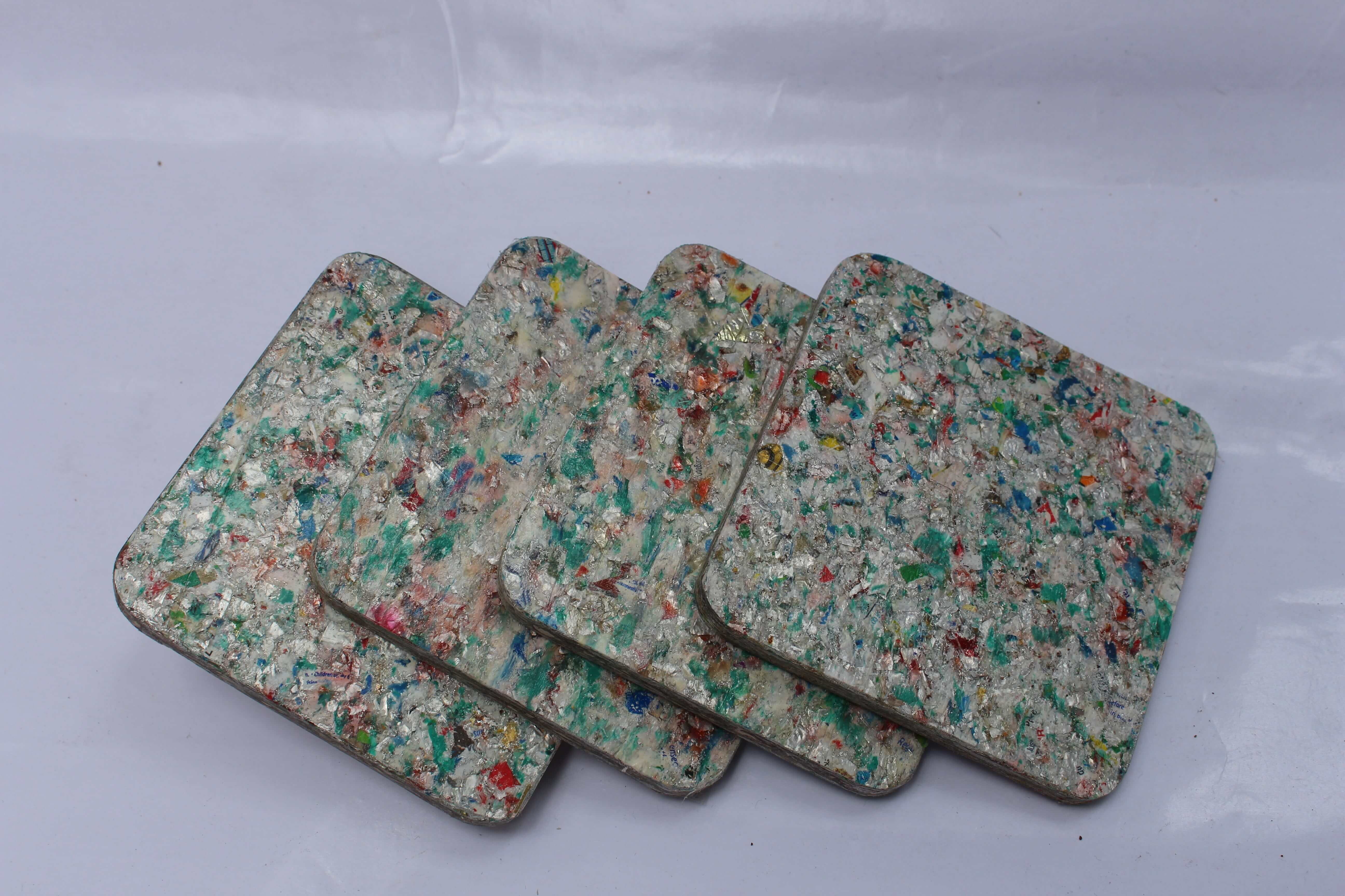 Waste Recycled Products – ECO BOARDS COASTER (REPROCESSED)